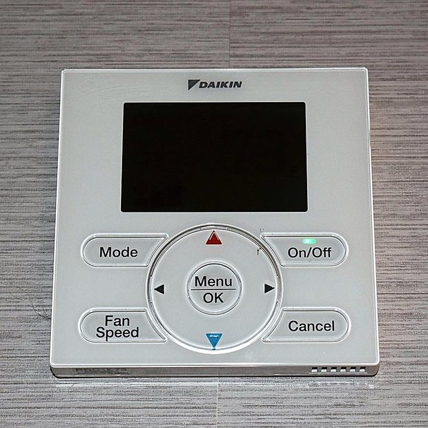 Wall controller on a commercial air conditioning system